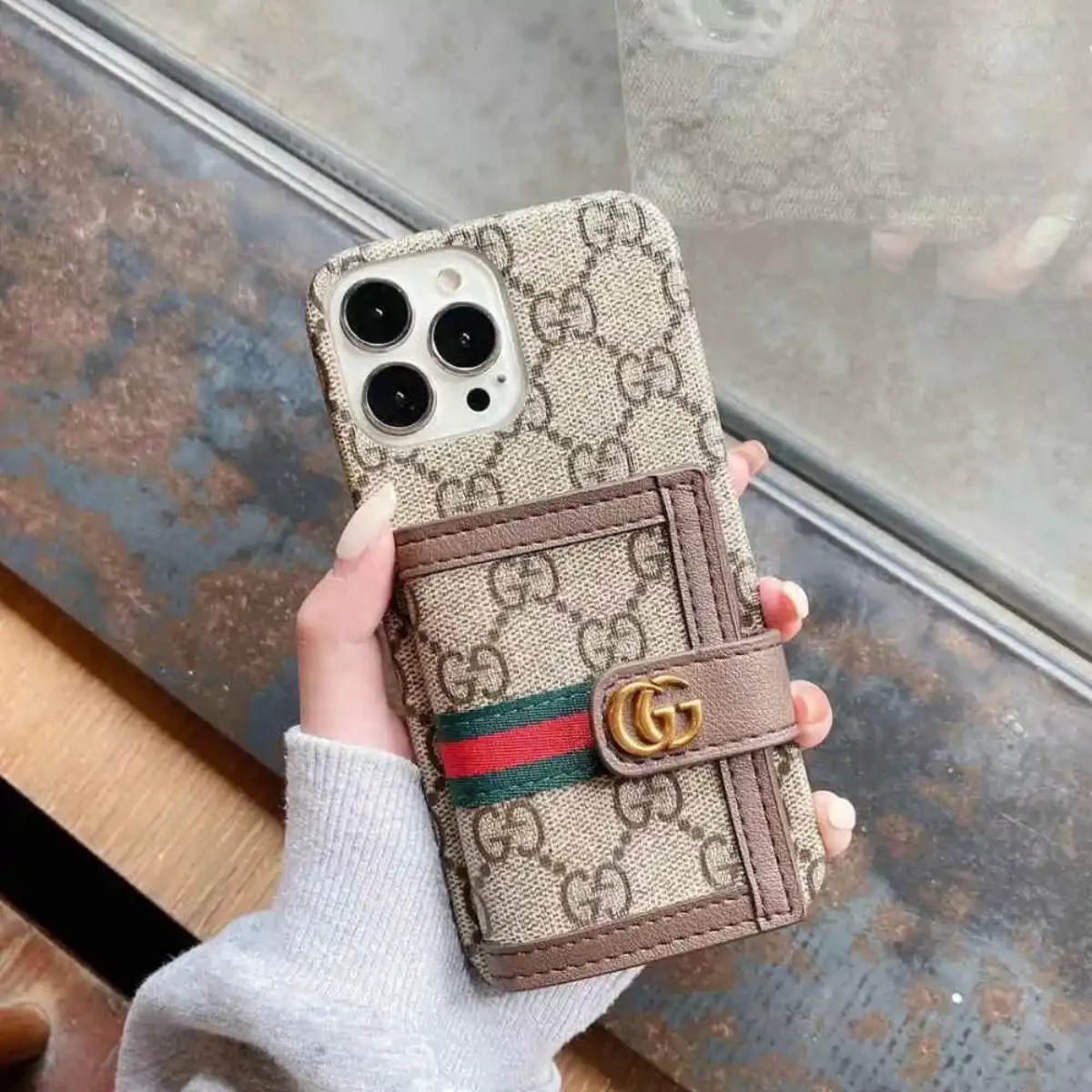 Gucci iPhone 13 Pro Max high quality case