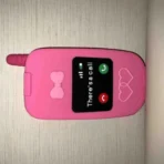 Flap Phone Mirror Case (Neon Pink)