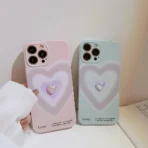 Gradient Luxury Heart Phone Case