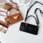 iPhone Heart Wallet Case With Hanging