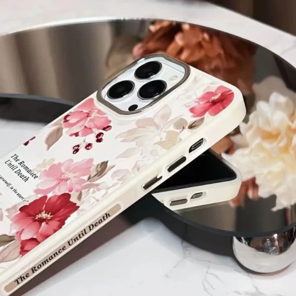 Flower Pastel Case With Magnetic PopSocket