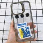 Antishock Metal Chrome Case With Camera Rings