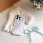 Falling Snow Case With Pendant Charm