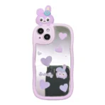 Cute Bunny Mirror Phone Cases