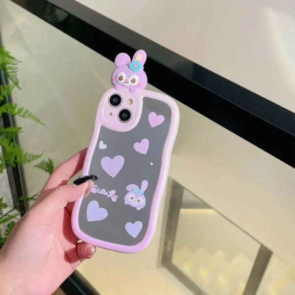 Cute Bunny Mirror Phone Cases