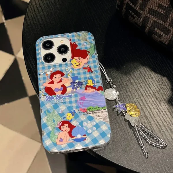 Shimmer Mermaid Case With Pendant Charm