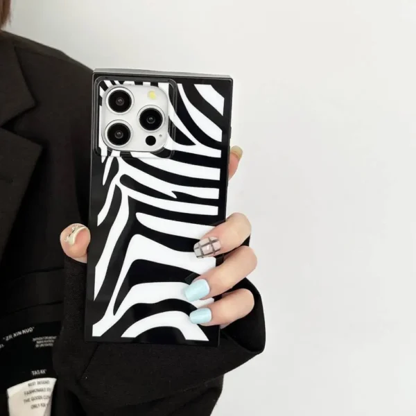 Rectangular Shape 3D Zebra Case