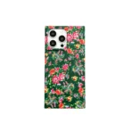 Rectangular Shape 3D Cherry Blossms Case