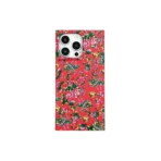 Rectangular Shape 3D Cherry Blossms Case