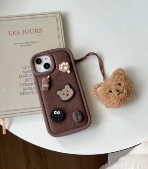 Paw Coffee And Cookie Case With Paw Pendant