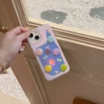 Holographic Ribbon Case With Pastel Candies