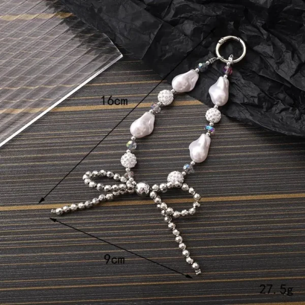 Elegant Pearl Bow Bracelet