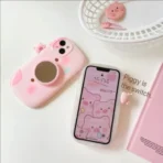 Adorable Piggy Camera Phone Case