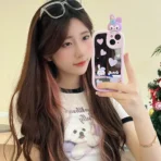 Cute Bunny Mirror Phone Cases