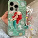 Under Sea Mermaid Phone Case with Charm