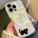 Cat MagSafe Case with Magnetic Pop Socket