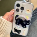 Cat MagSafe Case with Magnetic Pop Socket