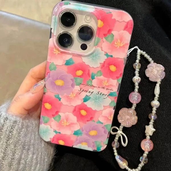 Pastel Spring Story Case with Charm