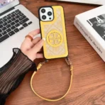 Designer Logo Phone Cases with Wrist Strap (tory)