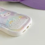 Stella Bunny Falling Glitter Liquid Case