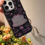 Lucky Puppy Doodle Cake Phone Case