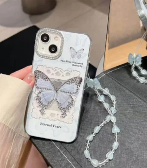 Sparkling Diamond Butterfly Case