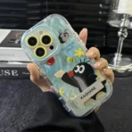 Sweet Penguin Holographic Stand Case