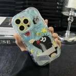 Sweet Penguin Holographic Stand Case