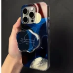 Celestial Harmony Grip Case with Unique Pop Socket