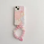 Bloom Charm Floral Case with Beaded Strap