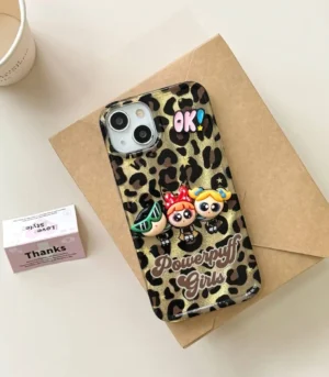 Powerpuff Girls Luxe Leopard 3D Case