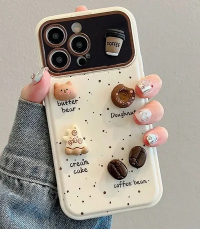 Butter Bear Dessert Flip Mirror Case