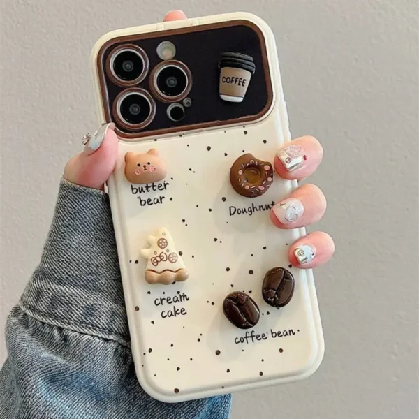 Butter Bear Dessert Flip Mirror Case