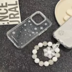 Winter Snowflake Sparkle Case with Pendant Charm