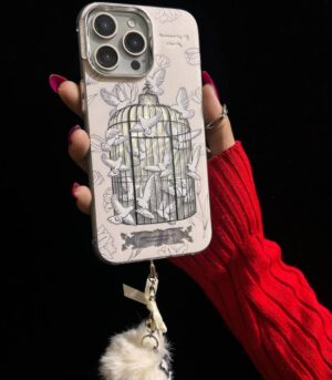 Freedom Cage Luxe Case with Pendant Charm