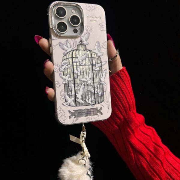 Freedom Cage Luxe Case with Pendant Charm