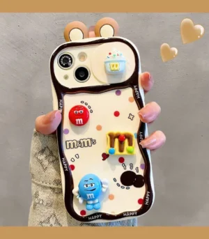 3D Candy Camera Slider Phone Case