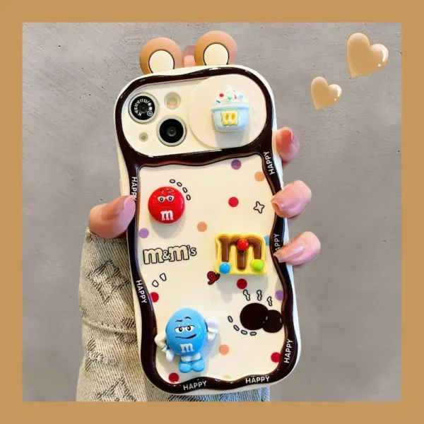 Candy Pop 3D Camera Slider Phone Case