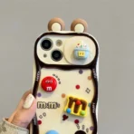 3D Candy Camera Slider Phone Case