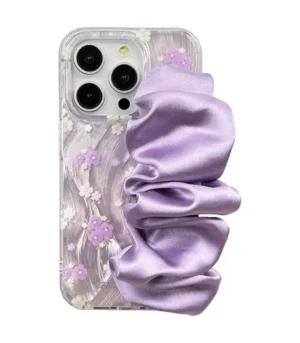 Purple Chic Scrunchie Holder Case