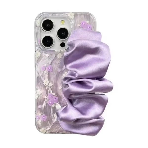 Purple Chic Scrunchie Holder Case