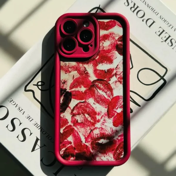 iPhone Kiss Print Luxe Case