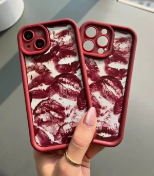 iPhone Kiss Print Luxe Case